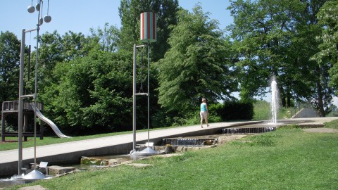 Jeux d'eau du Jardin des deux rives