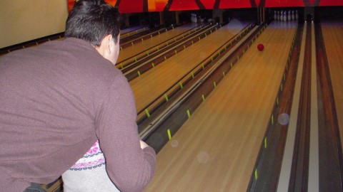 Quilles au bowling de l'Orangerie