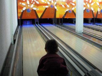 Quilles au bowling de l'Orangerie