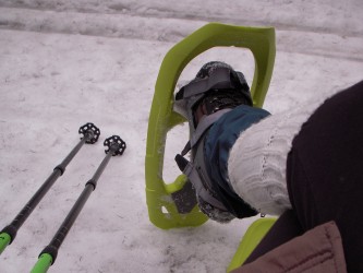 Raquettes à neige au Champ du feu