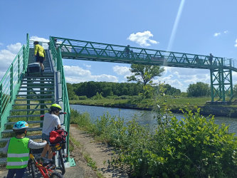 Voyage à vélo - Canal de la Sarre